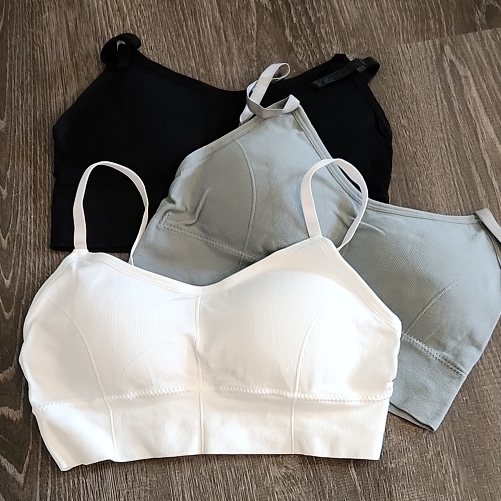 NWT Black, White and Gray Bras Intimates & Sleepwear - Set Of 3